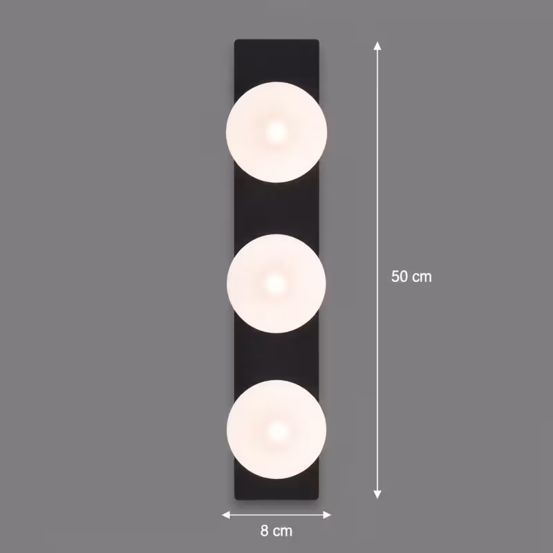 Previzualizare 4: Lustra LED TRION, Lumina Calda/Neutra/Rece, 3xG9, 24W, Negru, Metal si Acril