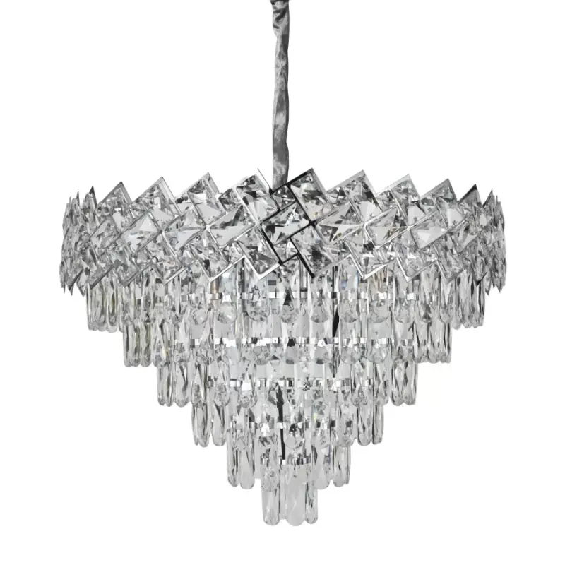 Previzualizare 2: Candelabru Cristal Jordan 10 x E27 Argintiu