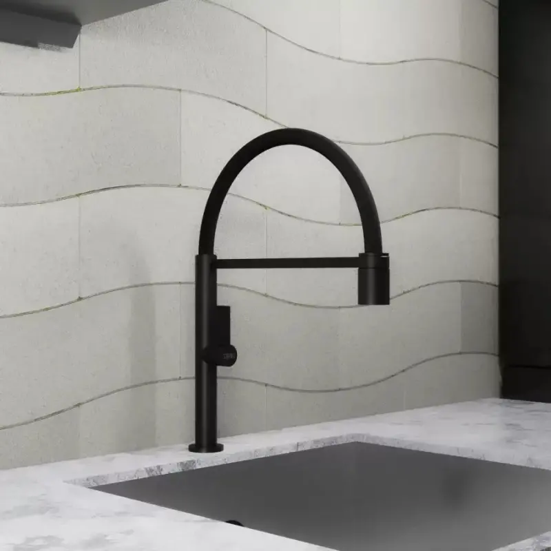 Previzualizare 3: Baterie Bucatarie, Alama Sanitara, Negru, CF2045