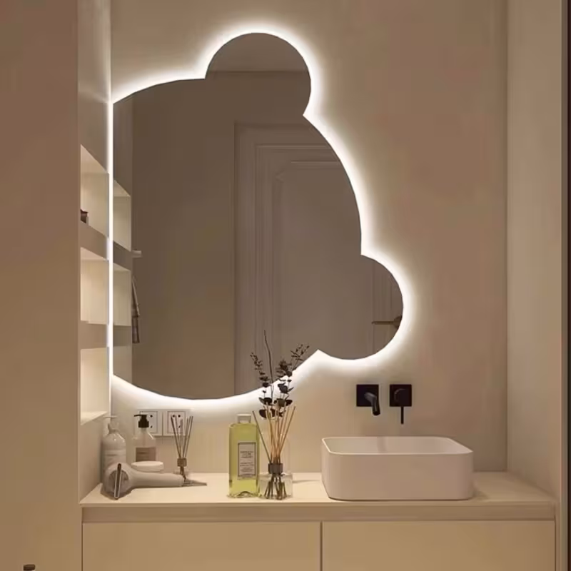 Previzualizare 3: Oglinda LED Ursulet, 110X80, Touch, Sistem Dezaburire, Dimabila E66/110X80