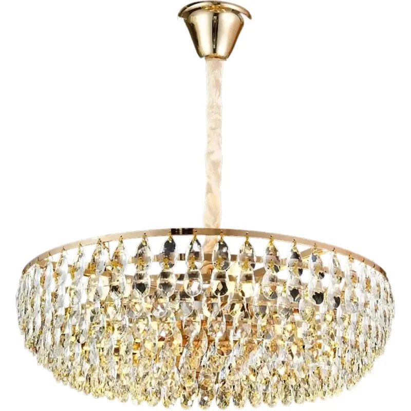 Previzualizare 4: Candelabru Cristal CC1677/400GD, 4xE14, Auriu Lucios, Inaltime Reglabila, Metal si Cristal