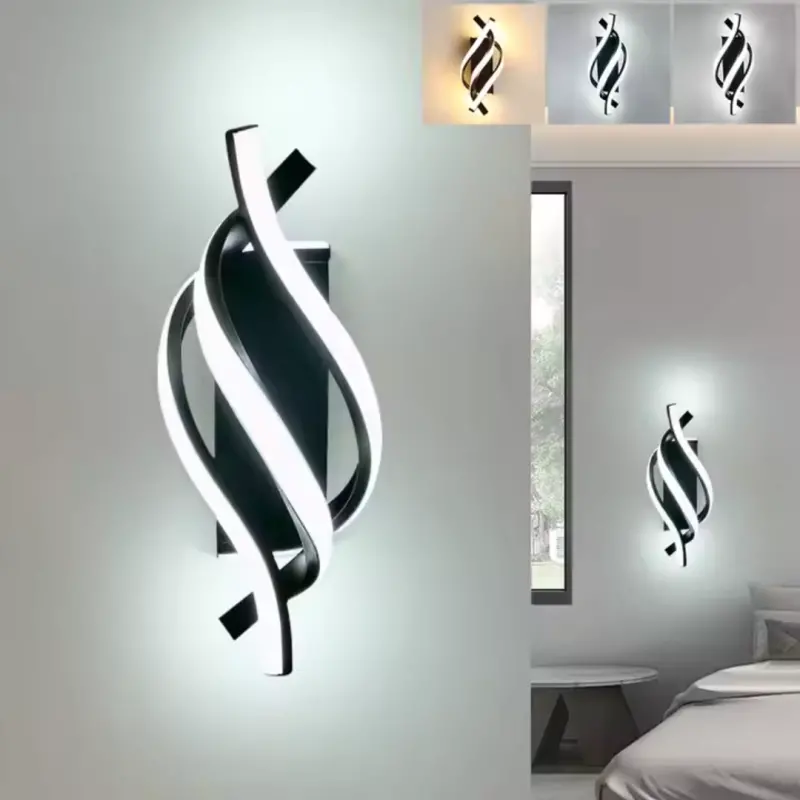 Previzualizare 4: Aplica LED Reid 13W, Lumina Rece/Calda/Neutra, Negru