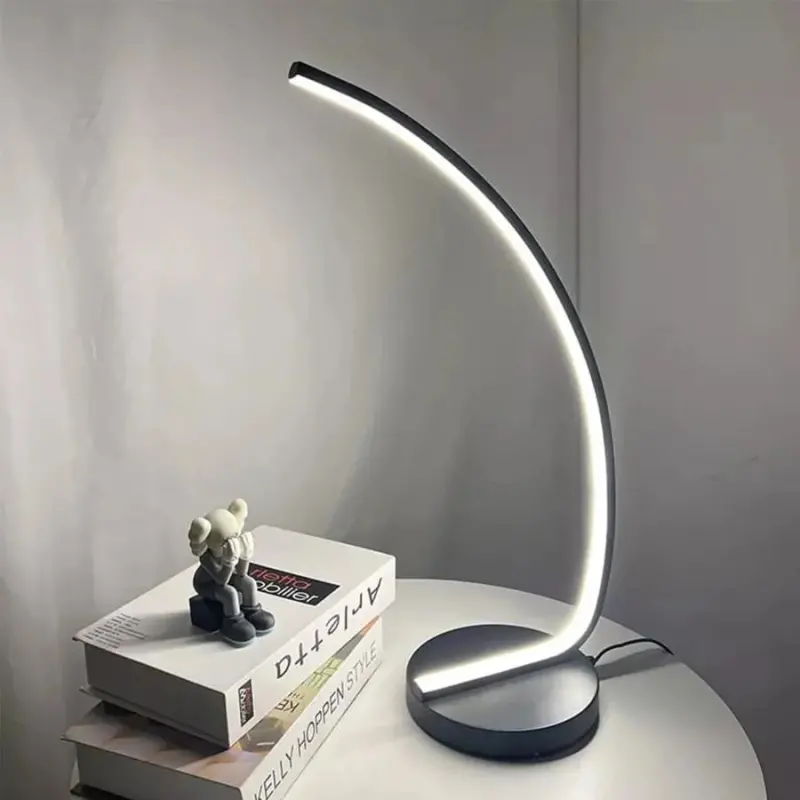 Previzualizare 2: Veioza LED Nemesis, 14W, Lumina Rece/Calda/Neutra, Metal si Acril, Negru