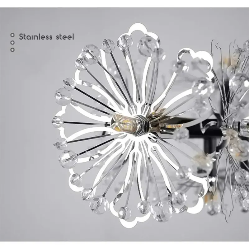 Previzualizare 2: Candelabru Cristal PETERHOF Petito, 13xG4, Diametru 52 cm, Negru