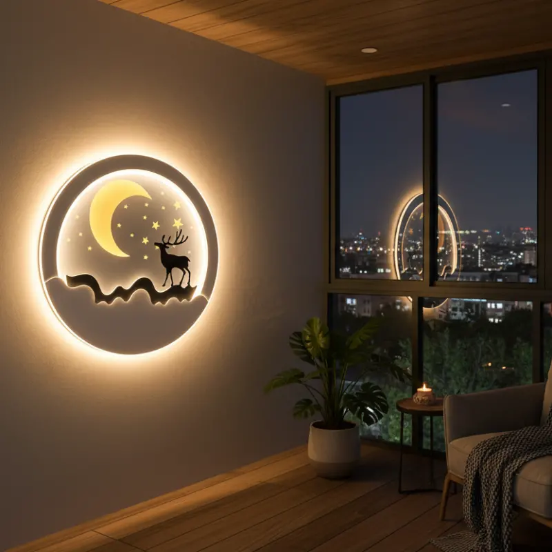 Previzualizare 2: Aplica LED NOCTRA, 44W, Lumina Calda/Neutra/Rece, Negru