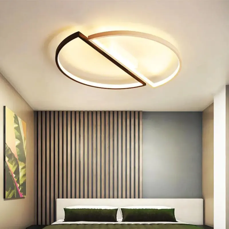 Previzualizare 3: Lustra LED cu telecomanda VECTOR ARCUS 52W, 2 Elemente, lumina Rece/Calda/Neutra, Dimabila, Alb Negru