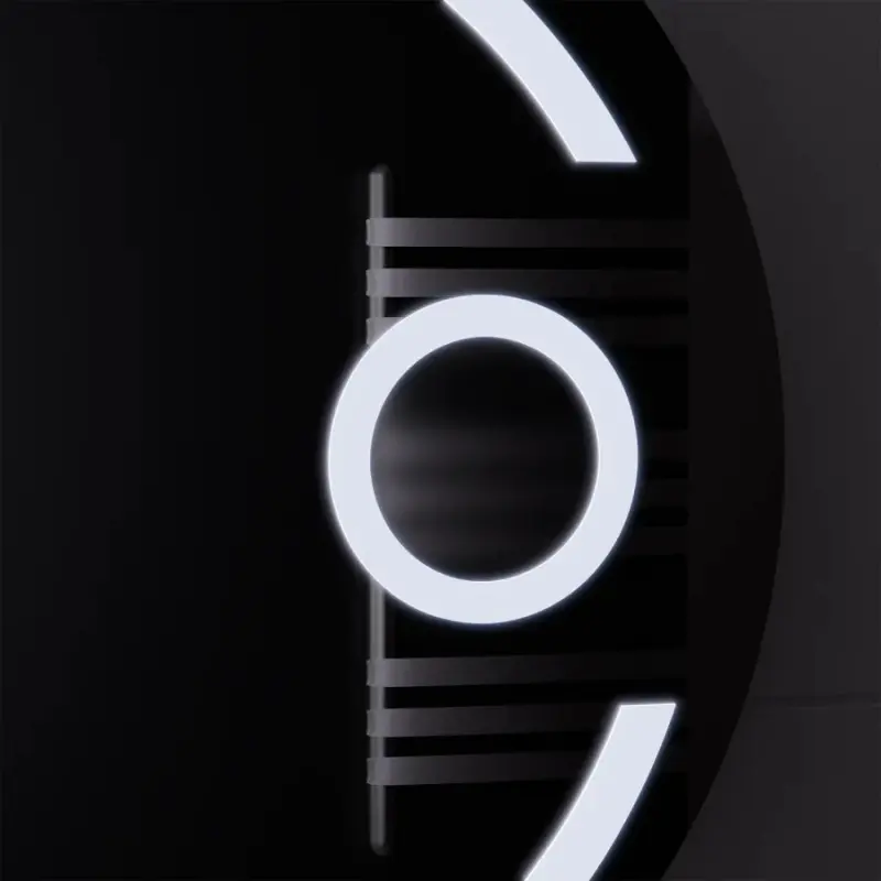 Previzualizare 3: Oglinda LED Rotunda, 22W, 70cm, Visio MotionGlow Marcello, Sistem Dezaburire, Ceas & Termometru, Lupa Cosmetica, Dimabila