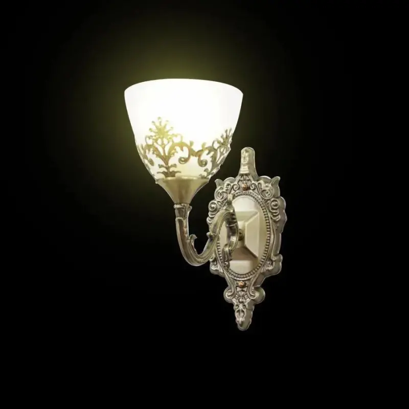 Previzualizare 2: Aplica Rustic COTTAGE, 1xE27, Bronz, Metal si Sticla