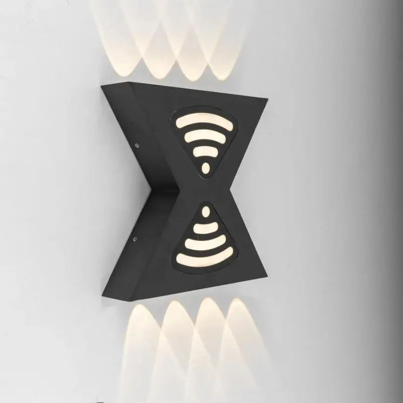 Previzualizare 2: Aplica LED de Exterior Retelis, 12W, Metal, Negru