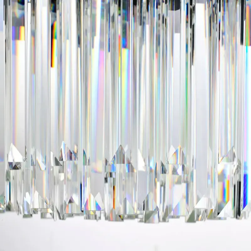 Previzualizare 3: Candelabru Cristal BLOIS Petito 3xE14, Diametru 30cm, Negru, Inaltime Reglabila