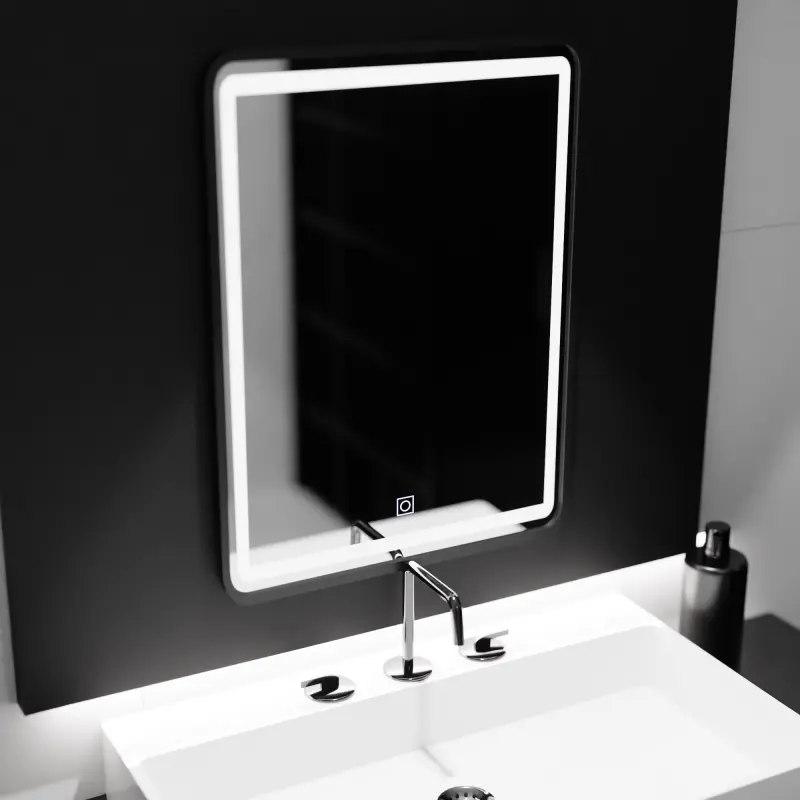 Previzualizare 3: Oglinda LED Rectangulara, 60x80cm, Ombra Basic Touch