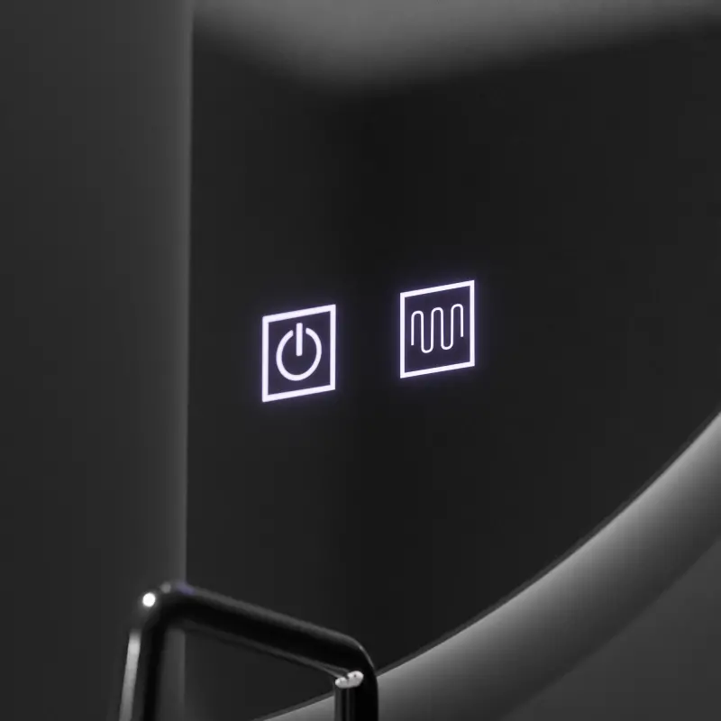 Previzualizare 2: Oglinda LED Semiluna 50x100cm, Arcuat Touch, Sistem Dezaburire, Dimabila