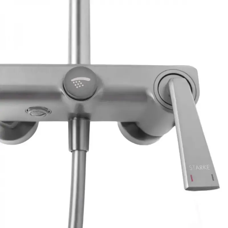 Previzualizare 4: Coloana Dus, Alama Sanitara, Satinat, 10010N