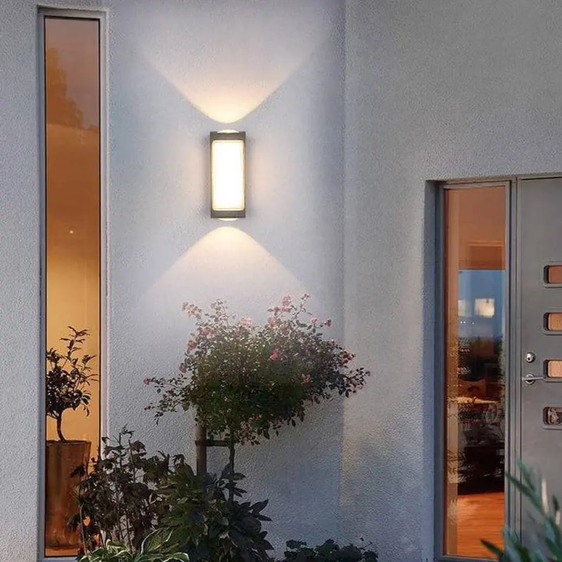 Previzualizare 2: Aplica LED AX217 de Exterior si Interior, 2 Surse x 10W, Metalic, Negru, 3000K